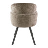 Fauteuil pivotant moderne en tissu Ambrose (lot de 2)