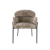 Lot de 2 fauteuils modernes en tissu Mayanne