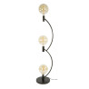 Lampadaire industriel en métal bronze 3 lampes Arctus