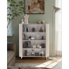 Buffet haut moderne 130 cm coloris cachemire Horizo