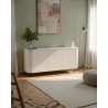 Buffet/bahut moderne 3 portes coloris cachemire Horizo