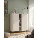 Buffet haut moderne 150 cm coloris cachemire Horizo