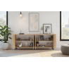 Buffet/bahut contemporain 230 cm chêne cadiz Marley