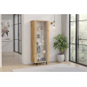 Vitrine contemporaine 80 cm chêne cadiz Marley