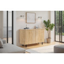 Buffet/bahut contemporain 130 cm ch&ecirc;ne cadiz Marley