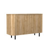 Buffet/bahut contemporain 130 cm chêne cadiz Marley