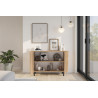Buffet/bahut contemporain 130 cm chêne cadiz Marley