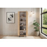 Buffet haut contemporain 80 cm chêne cadiz Marley