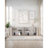 Buffet/bahut moderne 205 cm coloris cachemire Stella