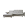 Canapé d'angle convertible en tissu Marco