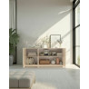 Buffet/bahut contemporain 180 cm chêne clair Adria