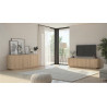 Buffet/bahut contemporain 180 cm chêne clair Adria