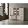 Vaisselier/argentier contemporain avec éclairage chêne canada Emilia