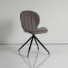 Chaise de salle à manger moderne en PU (lot de 2) Gladys