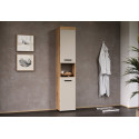 Colonne de salle de bain moderne ch&ecirc;ne/cachemire Leane