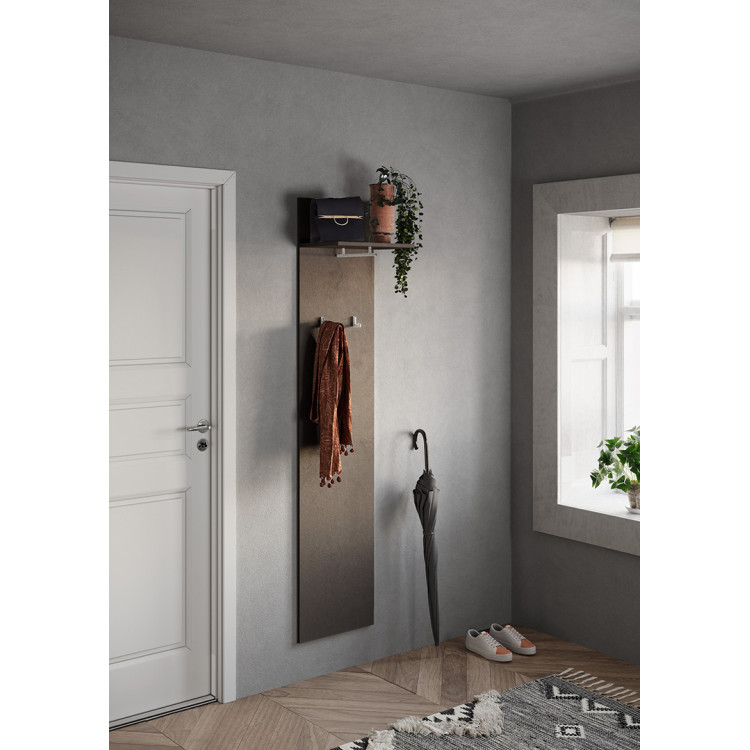 Portemanteau mural moderne coloris bronze Frida