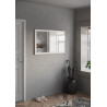 Miroir rectangulaire blanc laqué brillant Frida
