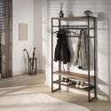 Vestiaire industriel en m&eacute;tal bronze 100 cm Luna