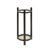 Porte-parapluies industriel en métal bronze Luna