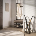 Porte-parapluies industriel en m&eacute;tal bronze Teresa