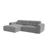 Canapé d'angle moderne en tissu Roxie