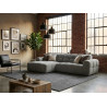 Canapé d'angle moderne en tissu Roxie