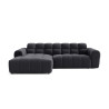Canapé d'angle moderne en tissu Roxie