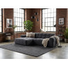 Canapé d'angle moderne en tissu Roxie