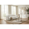 Canapé droit fixe 3 places en tissu Jacinthe