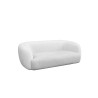 Canapé droit fixe 3 places en tissu Jacinthe