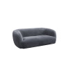 Canapé droit fixe 3 places en tissu Jacinthe