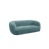 Canapé droit fixe 3 places en tissu Jacinthe