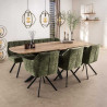 Banquette moderne en tissu Marcus