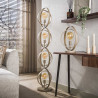 Lampadaire industriel en métal beige H 163 cm Terrie
