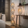 Lampadaire industriel en métal beige H 163 cm Terrie