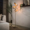 Lampadaire industriel en métal beige H 155 cm Hoodie