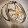 Lampadaire industriel en métal beige H 155 cm Hoodie