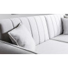 Canapé droit convertible moderne 3 places en tissu Alpha
