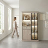 Vitrine contemporaine coloris orme naturel Vaucluse II