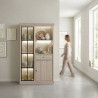 Vitrine contemporaine coloris orme naturel Vaucluse II