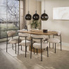 Table à manger 180 cm en bois de manguier massif Horizon