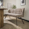 Banquette moderne en tissu Marcus