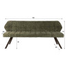 Banquette moderne en tissu Marcus