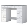 Coiffeuse moderne blanche Aurine