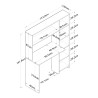 Bureau informatique contemporain blanc Studio