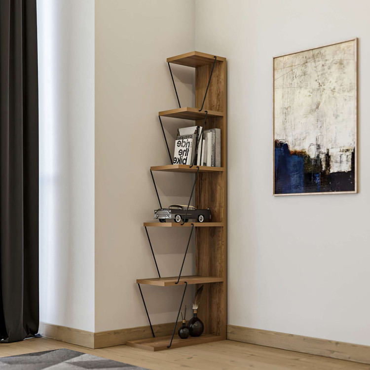 Etagère industrielle métal et bois Atos
