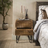 Chevet style nature en bois de manguier massif Riviera