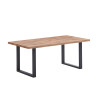 Table à manger rectangulaire contemporaine chêne summer Eluard