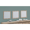 Miroir rectangulaire contemporain chêne summer Eluard