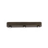 Plafonnier moderne 3 lampes coloris bronze Solice